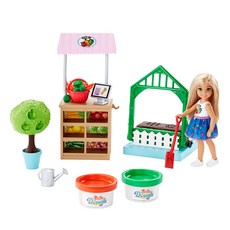 Barbie 蔬果園造型芭比娃娃配件組, 混色