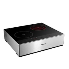 쿠첸 2구 하이브리드 전기레인지 CIR-ST200B+스탠드케이스, CIR-ST200B
