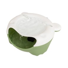 BananaBuilding 寵物自動餵水器, 白+綠, 1個