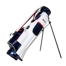 maruman H&B 立式半套高爾夫球袋, 白拼海軍藍