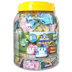 ROBOCAR POLI 維他命D+糖果 水蜜桃口味, 500顆, 1桶