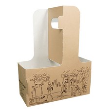 NAPKIN KOREA 街景卡夫咖啡載體, 1入, 200個