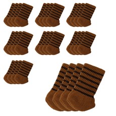 BEAURIANS 半條紋椅腳套 4入 x 8組, 條紋棕