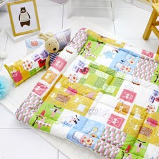 피플아이 유아동용 순면 차렵 3종 세트, 코코네 옐로우