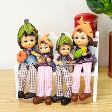 21C Trend 樹葉精靈家庭擺件, 混合顏色