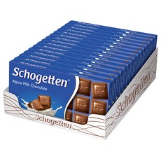 Schogetten 德國牛奶巧克力片, 15盒, 100g