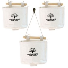 TOCTOC 復古壁掛式收納袋 3入, 樹