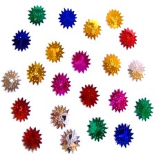 동성지공사 햇님의얼굴 소 반짝이 장식 10mm, 혼합 색상, 1개