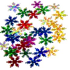 Dongseong Jigongsa 全息大眼亮片裝飾 25mm, 混合顏色, 1個