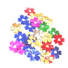 동성지공사 리즈꽃 반짝이 장식 20mm, 혼합 색상, 1개