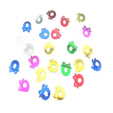 동성지공사 리즈선물상자 반짝이 장식 15mm, 혼합 색상, 1개