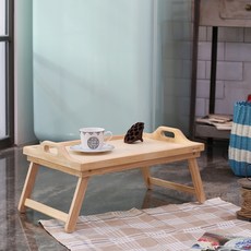 ICONIC HOUSE Harbor 原木床上託盤, 單一顏色