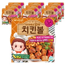 아이배냇 꼬마 치킨볼, 닭가슴살, 10개