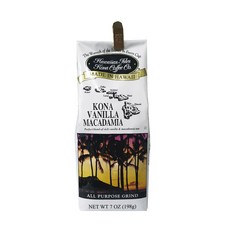 CONA 烘培咖啡豆 香草味+澳洲堅果味, 研磨咖啡, 198g, 1包