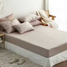AIRE The Day 奶茶色高密度純棉單層床包, 奶茶色