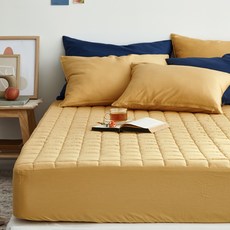 AIRE 素色絎縫床罩, 萬壽菊