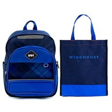 WINGHOUSE 拼色圓形後背包手提包組 WH0467