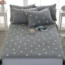 gBEDDING 60支棉水洗印花壓紋墊, 灰色