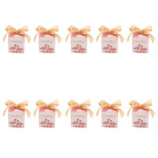 에스피글로벌 러블리 베이킹포장상자 L, 핑크웨딩, 10개입