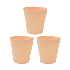 ABM 簡約風格圓形垃圾桶 S號, 粉色的, 3片