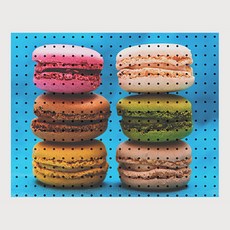 탑마카롱 인테리어 타공판 500 x 400 mm, 1개, white