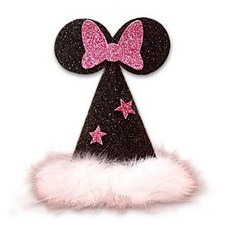 Wow Party Korea閃亮亮的嘴巴高帽子, 黑色的, 1個