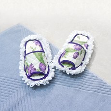 Bydeco 可拆式超細纖維室內拖鞋, 紫色, 1個