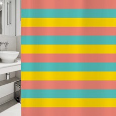 Design Soopul 浴簾 北歐風格 SC10 S 1520 x 1880 cm + 不鏽鋼掛環, 1套