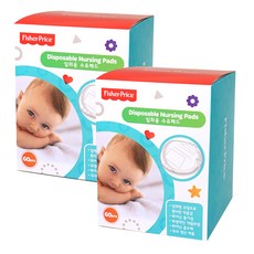 fisher-price 費雪 哺乳墊, 60張, 2盒