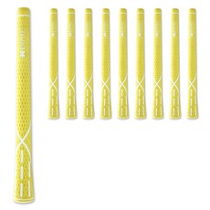 EMPIRE 男性用高爾夫握把 G25728M, 黃色, 10個