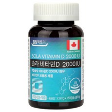 힐링팩토리 솔라비타민D 2000IU 6개월분, 1개, 180정
