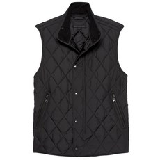 바나나리퍼블릭 남성용 방수 퀄티드 조끼