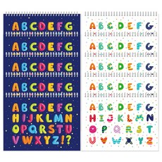 YOUNGART 字母封面印花素描本 10入 隨機出貨, 345 x 248 毫米, 22張