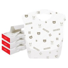 키니비니 일회용 아기방수턱받이 12p, 혼합색상, 12매, 3개