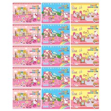 YOUNGART 女童素描本 隨機出貨 15入, 345 x 248 毫米, 10張