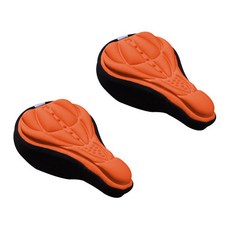 Sangsang People 3D自行車坐墊, 橘子, 2件
