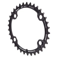 ROTOR Bike Rounding Road BCD 110 x 4 兼容 9100&8000 內部 39T/(53)R39T/(53) 兼容 BCD110 x 4 9100&8000, 黑色的, 1個