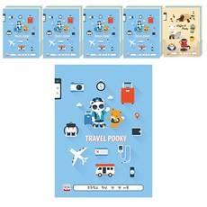 YOUNG ART 男童用8格國語筆記本 24頁, 隨機出貨, 20入