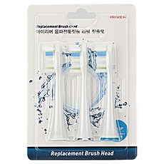 IRIVER 音波電動牙刷替換刷頭 3入, SBR-3P, 單一顏色, 3個