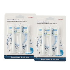 IRIVER 音波電動牙刷替換刷頭 3入 x 2個, SBR-3P, 單一顏色