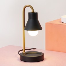 아뜨레 LED 메리 단스탠드 램프 전구색, 블랙