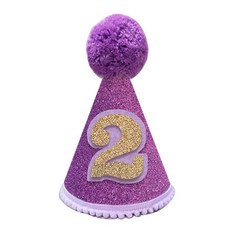 WOW PARTY KOREA 冠號 2 錐, 紫色的, 1個