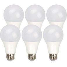 長壽燈 LED燈泡 NEWA19 12W, 晝光色, 6個