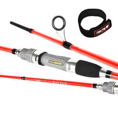 HAIDON 海東 Battle 全天候路亞釣竿 S702ML + 釣竿束帶, 混合顏色