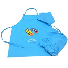 I Will Fancy 兒童熔岩圍裙套組, 藍色