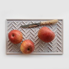 에이드엘 헤링본 실리콘 Plus 식기건조매트, 베이지, 1개