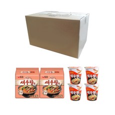 NONGSHIM 農心 鮮蝦湯麵 Ｑ彈麵條款 103g 8包 + 杯裝鮮蝦湯麵 67g 4入組, 1組