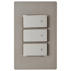 CHEIL ELECTRIC 3開關面板 青銅色, 1個