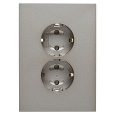 CHEIL ELECTRIC Harness 古銅色雙孔插座 (橫式), 1個