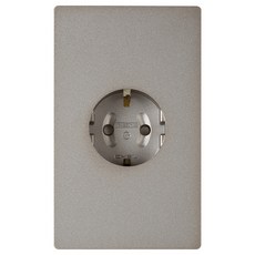 CHEIL ELECTRIC 1孔電源插座 青銅色, 1個